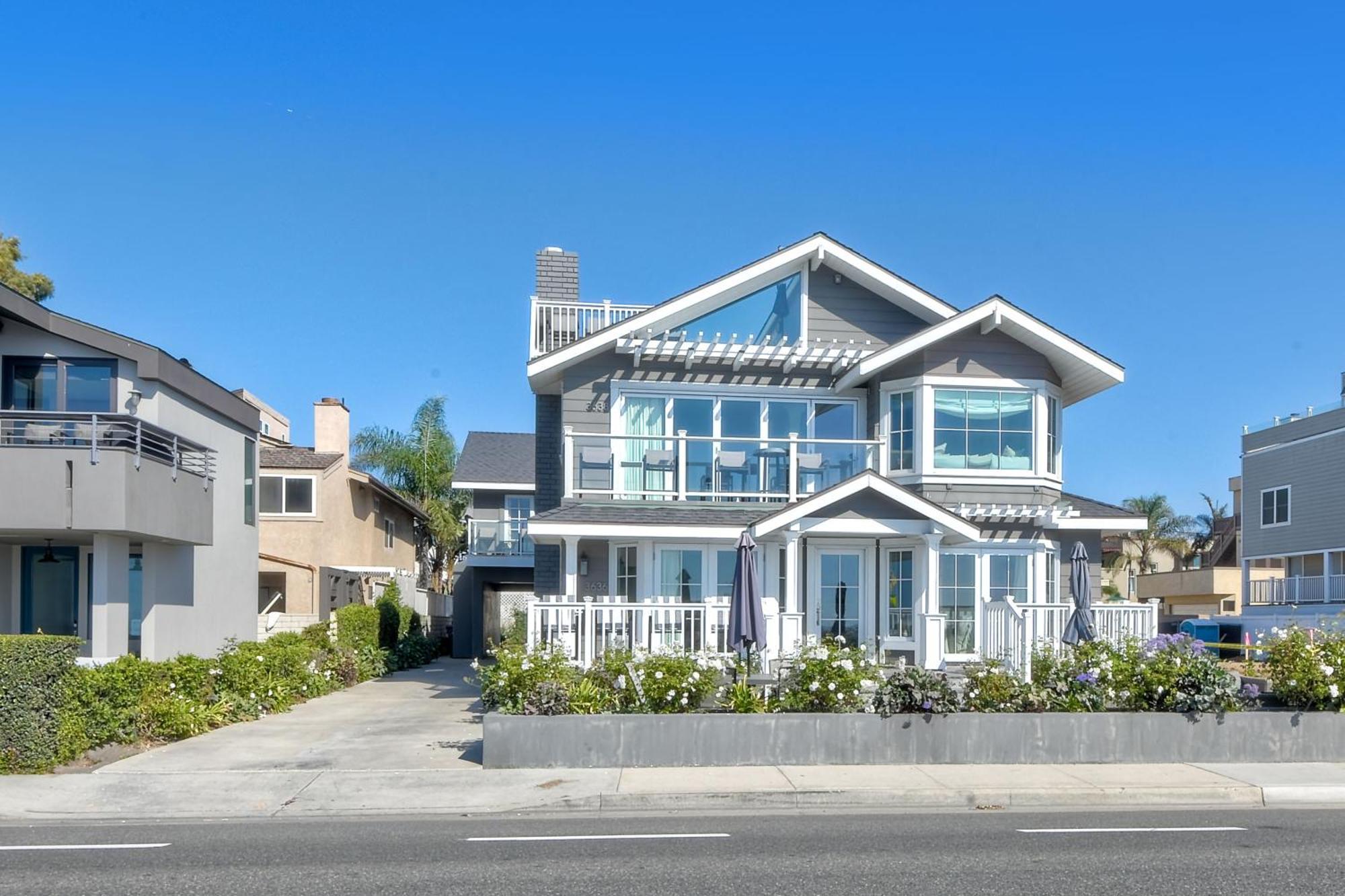 Luxury Ocean Views - 6 Bedroom Home - Steps To Sand Carlsbad Bagian luar foto